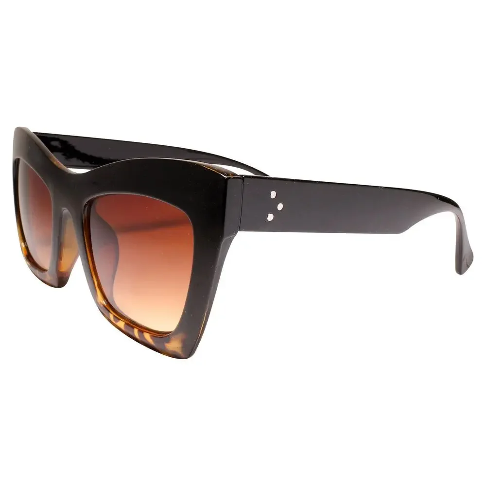 Vintage Bold Oversized Womens Cat Eye Sunglasses